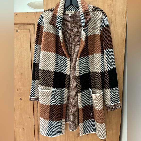 Fall Plaid Car Coat - Picture 1 of 4
